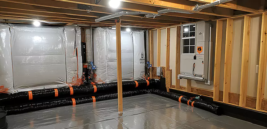 Crawl Space Humidity Control in Conley