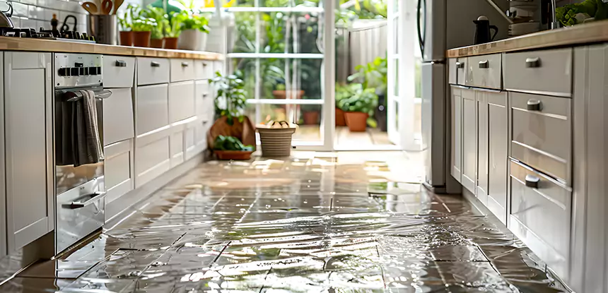Kitchen Water Mitigation Services in Conley