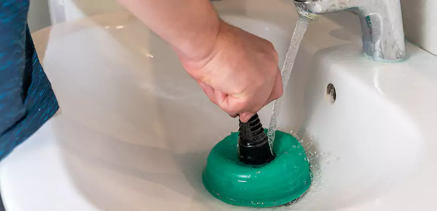 Sink Standing Water Blockage Removal in Conley