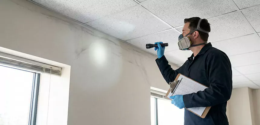 Ceiling Water Damage Inspection in Conley