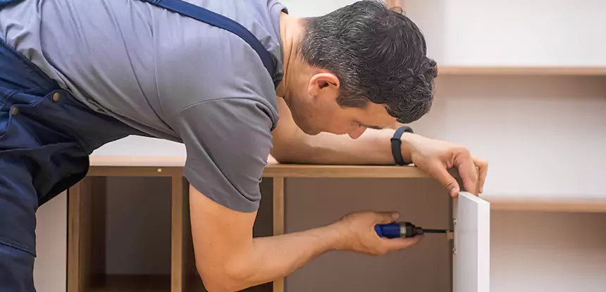 Water Damaged Cabinet Repair in Conley